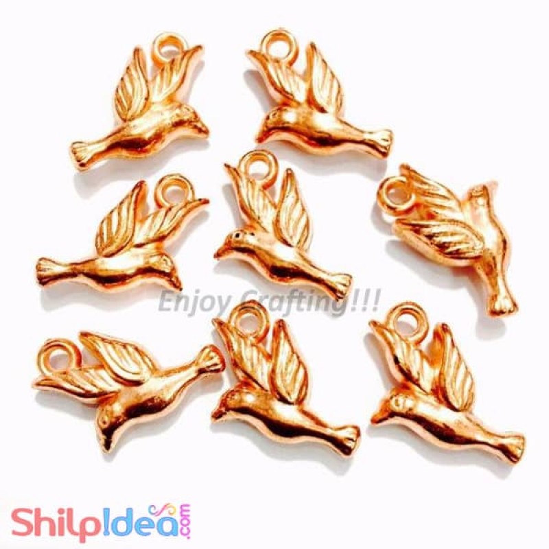 Jewellery Birds - Copper - Pack of 10